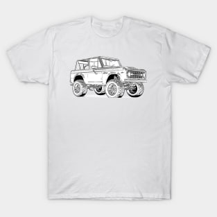 Bronco Wireframe T-Shirt